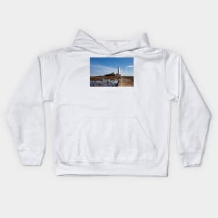 St Mary's Island and Lighthouse Kids Hoodie